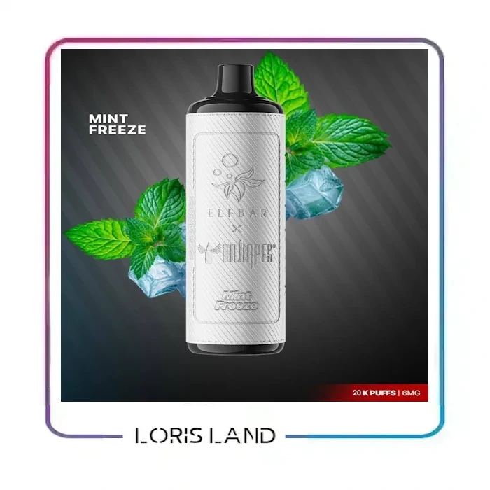 پاد یکبار مصرف نعنا یخ الف بار و دکتر ویپ 20 هزار پاف